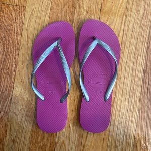 Pink Havaianas Flip Flops